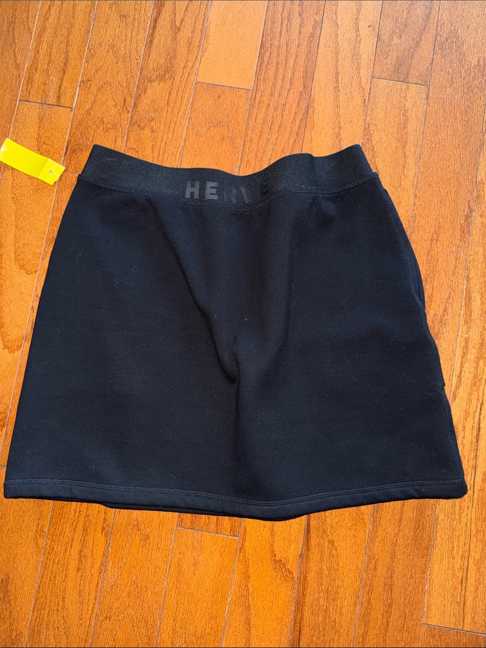 Hervé Léger Black Fitted Skirt